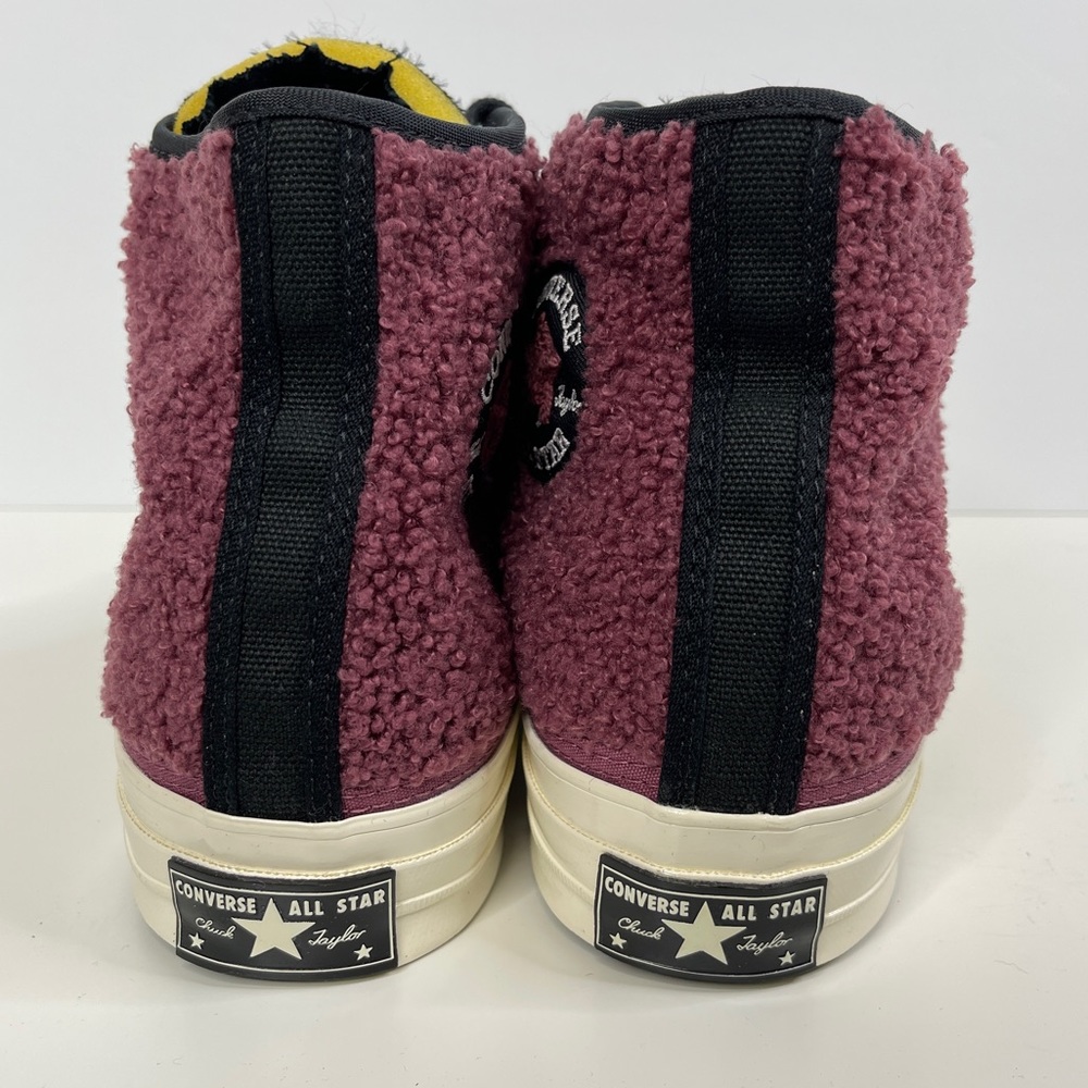 CONVERSE Chuck 70 Cozy Utility Sherpa High Top Sneakers NEW Shadowberry Size 10 - Picture 8 of 14